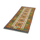 Afghan hand woven Kilim runner rug Chobi 80x244 Afghan wool Kilim rug