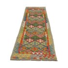 Wool Kilim runner rug Chobi 79x292 hand woven afghan Kilim rug