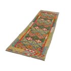 Wool Kilim runner rug Chobi 79x292 hand woven afghan Kilim rug
