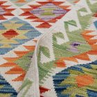Hand woven wool Chobi Kilim runner rug 89x293 cm