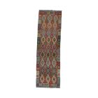 Kilim runner rug Chobi 91x293 afghan hand woven Kilim