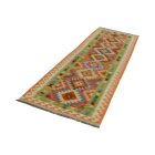 Maimana Kilim runner rug 84x302 hand woven afghan wool Kilim