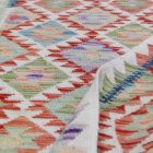 Chobi Kilim runner rug 89x293 hand woven wool Kilim