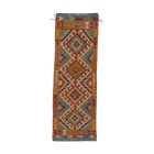 Afghan Kilim runner Chobi 67x192 hand woven Kilim rug