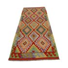 Afghan hand woven Kilim runner rug 88x290 Afghan wool Kilim rug
