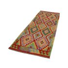 Afghan hand woven Kilim runner rug 88x290 Afghan wool Kilim rug
