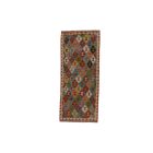 Kilim runner rug Chobi 86x193 afghan hand woven Kilim