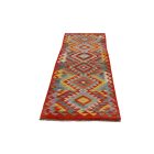 Ethnic Kilim runner rug 73x239 hand woven afghan rug