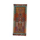 Ethnic Kilim runner rug Chobi 85x194 hand woven afghan rug
