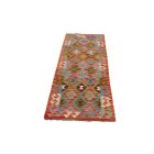 Ethnic Kilim runner rug 63x202 hand woven afghan rug
