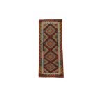 Wool Kilim runner rug Chobi 83x202 hand woven afghan Kilim rug