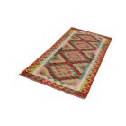 Wool Kilim runner rug Chobi 83x202 hand woven afghan Kilim rug