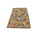 Kilim runner rug Chobi 82x188 afghan hand woven Kilim
