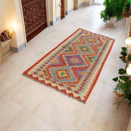 Afghan Kelim runner rug 84x201 ethnic hand woven Kilim