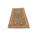 Afghan hand woven Kilim runner rug 88x230 Maimana Kilim rug