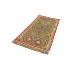Afghan hand woven Kilim runner rug 88x230 Maimana Kilim rug