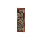 Ethnic Kilim runner rug Chobi 64x198 hand woven afghan rug