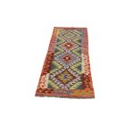 Ethnic Kilim runner rug Chobi 64x198 hand woven afghan rug