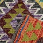 Ethnic Kilim runner rug Chobi 64x198 hand woven afghan rug