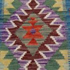 Afghan hand woven Kilim runner rug Chobi 80x207 Afghan wool Kilim rug