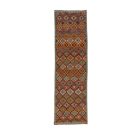Maimana Kilim runner rug 88x295 hand woven afghan wool Kilim
