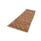 Maimana Kilim runner rug 88x295 hand woven afghan wool Kilim