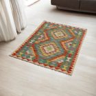 Wool Kilim rug Chobi 87x120 hand woven afghan Kilim rug