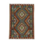 Wool Kilim rug Chobi 87x120 hand woven afghan Kilim rug