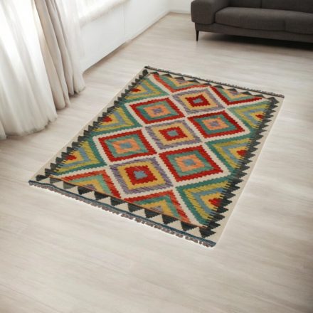 Ethnic Kilim rug Chobi 87x127 hand woven afghan rug