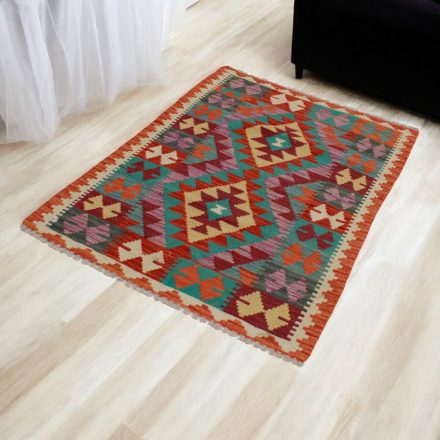 Afghan hand woven Kelim 87x127 Maimana Kilim rug