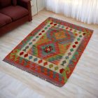 Wool Kilim rug Chobi 79x118 hand woven afghan Kilim rug