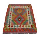 Wool Kilim rug Chobi 79x118 hand woven afghan Kilim rug