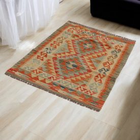 Afghan hand woven Kilim Chobi 80x113 Afghan wool Kilim rug