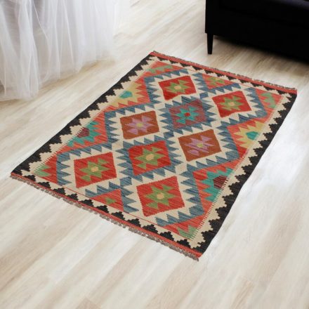 Wool Kilim rug Chobi 81x125 hand woven afghan Kelim rug