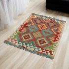 Afghan Kilim rug Chobi 80x124 ethnic hand woven Kilim