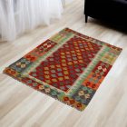 Maimana Kilim rug 85x125 hand woven afghan wool Kilim