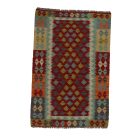 Maimana Kilim rug 85x125 hand woven afghan wool Kilim