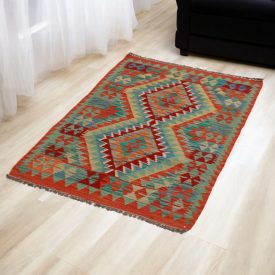 Kilim rug Chobi 80x121 afghan hand woven Kilim