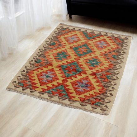 Afghan hand woven Kelim Chobi 76x118 Afghan wool Kilim rug