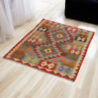 Wool Kilim rug Chobi 85x117 hand woven afghan Kilim rug