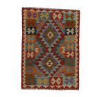 Wool Kilim rug Chobi 85x117 hand woven afghan Kilim rug