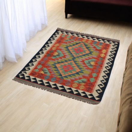 Ethnic Kilim rug Chobi 78x115 hand woven afghan rug