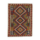 Maimana Kilim rug 89x118 hand woven afghan wool Kilim