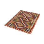 Maimana Kilim rug 89x118 hand woven afghan wool Kilim