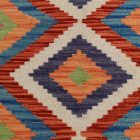 Maimana Kilim rug 89x118 hand woven afghan wool Kilim
