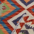 Maimana Kilim rug 89x118 hand woven afghan wool Kilim