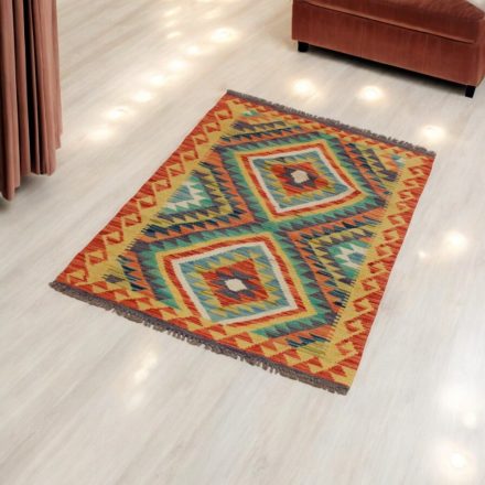 Afghan hand woven Kelim Chobi 75x119 Afghan wool Kilim rug
