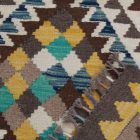 Maimana Kilim rug 101x155 hand woven afghan wool Kilim