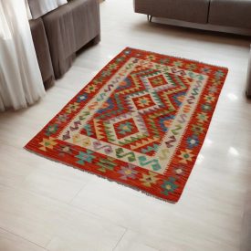 Kilim rug Chobi 96x157 afghan hand woven Kilim