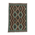 Maimana Kilim rug 103x154 hand woven afghan wool Kilim